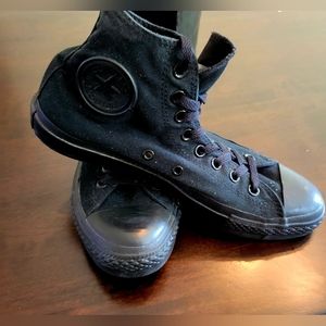 Converse Chuck Taylor All Star Hi Top Sneaker Black Monochrome 10 Women/8 Men